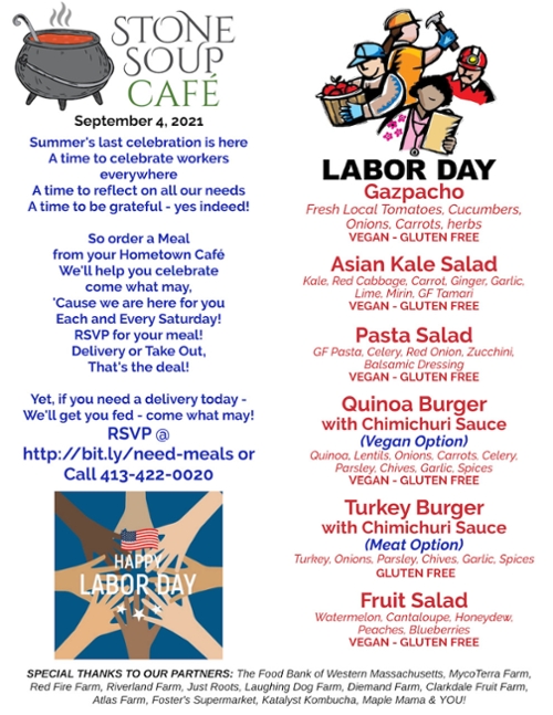 Stone Soup Weekly Saturday Meal