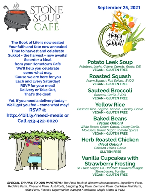 Stone Soup Weekly Saturday Meal