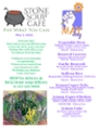 Stone Soup Café Pay-What-You-Can Saturday Menu