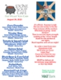 Stone Soup Cafe Saturday Lunch Menu