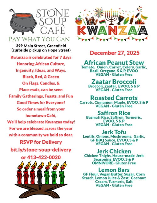 Pay-What-You-Can Meal at Stone Soup Café