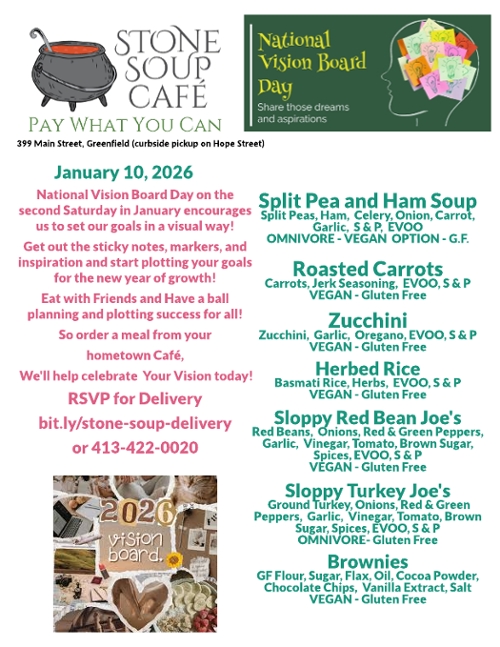 Pay-What-You-Can Meal at Stone Soup Café