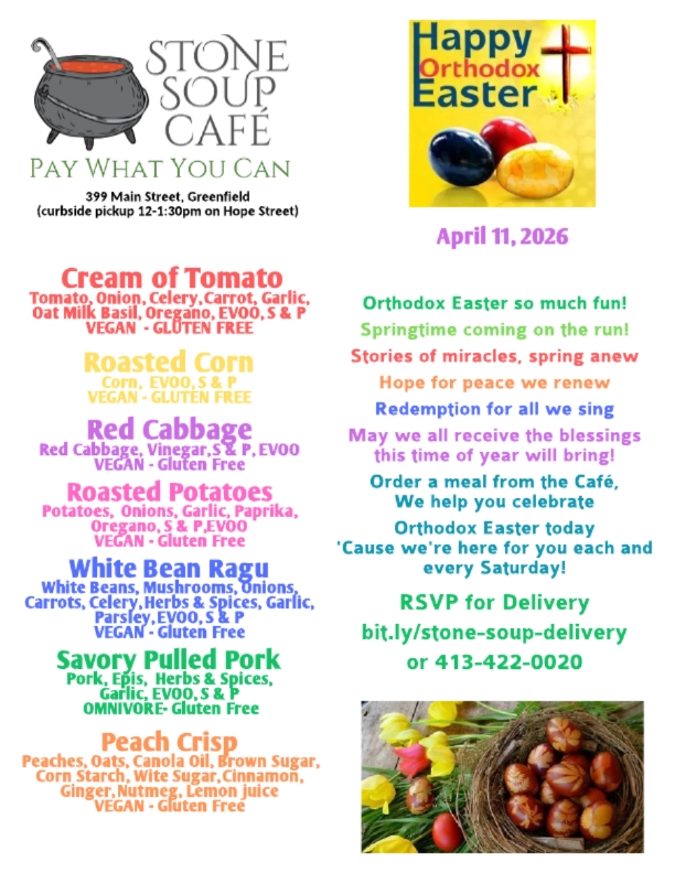 Pay-What-You-Can Meal at Stone Soup Café