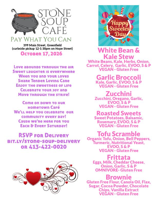 Pay-What-You-Can Saturday Lunch